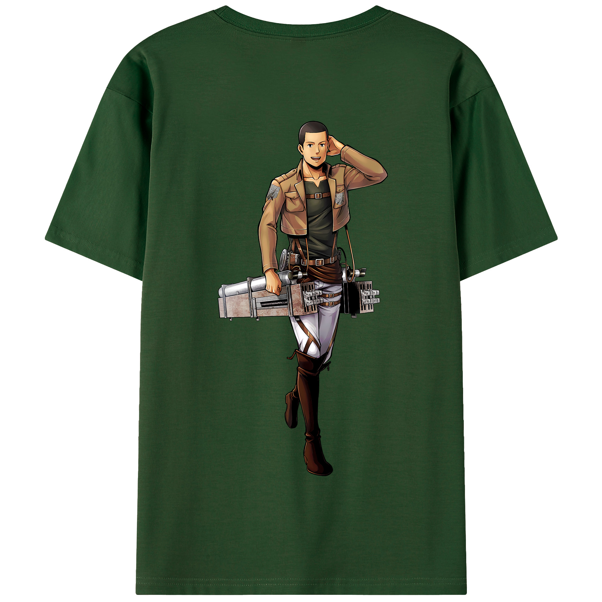 （画像用） 進撃の巨人 Attack on Titan 綿100％半袖Tシャツ（背面プリント）